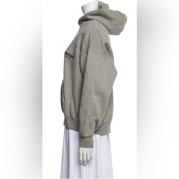 ESSENTIALS FEAR FOG GOD DARK OATMEAL PULLOVER HOODIE SIZE XS - Picture 6 of 12